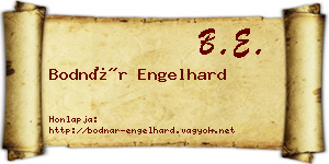 Bodnár Engelhard névjegykártya